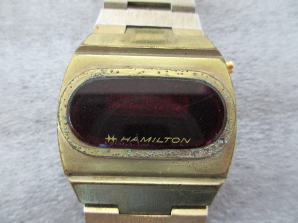 LOTE VINTAGE RELOJES HAMILTON+MICREL(con CAJA)+COMPU HOMBRE LED ROJO (3) - REPUESTOS/REPARACIÓN Foto 3 de 4