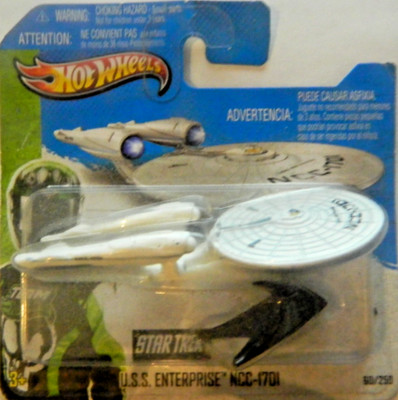 2013 Hot Wheels Star Trek U.S.S. Enterprise NCC-1701, OVP!