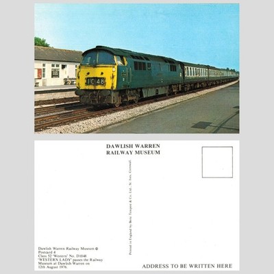 Vintage Postkarte - Klasse 52 Western D1048 Western Lady Dawlish Warren UNBESPIELT