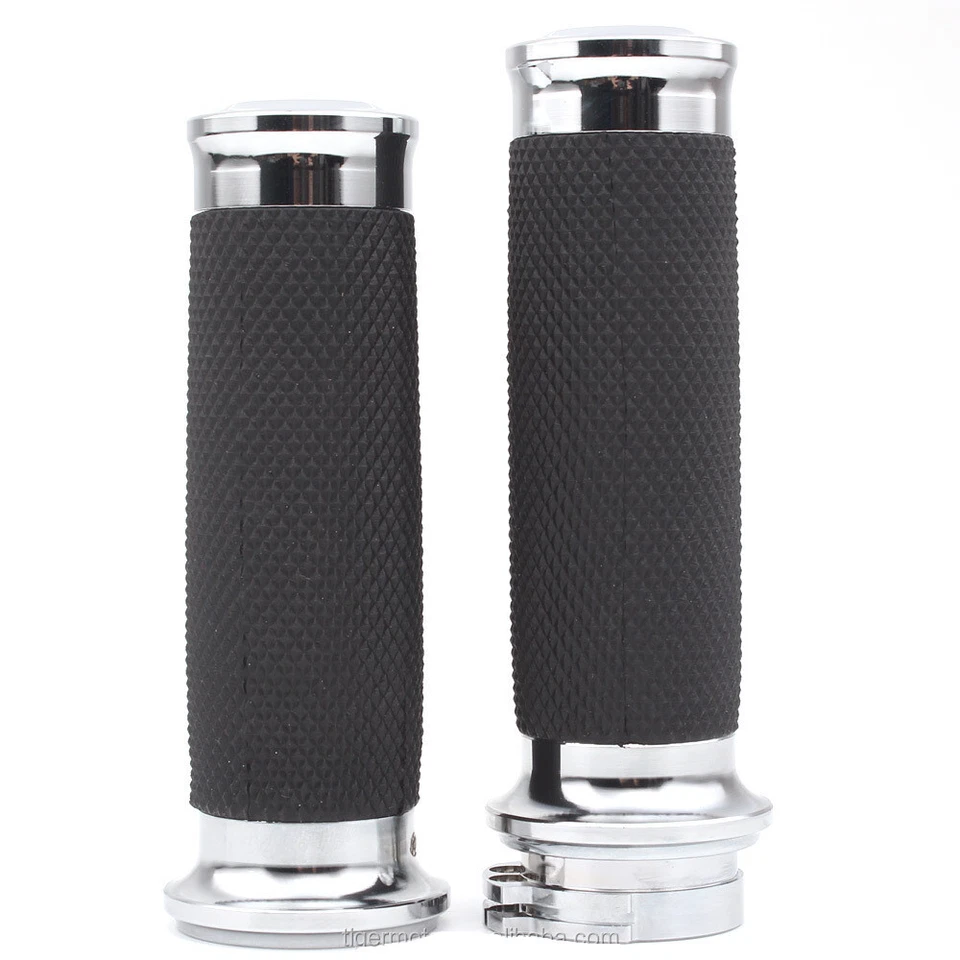 Griffe Lenker Chrom 1'' Zoll 25mm passend für Harley Davidson - Bild 2 von 4