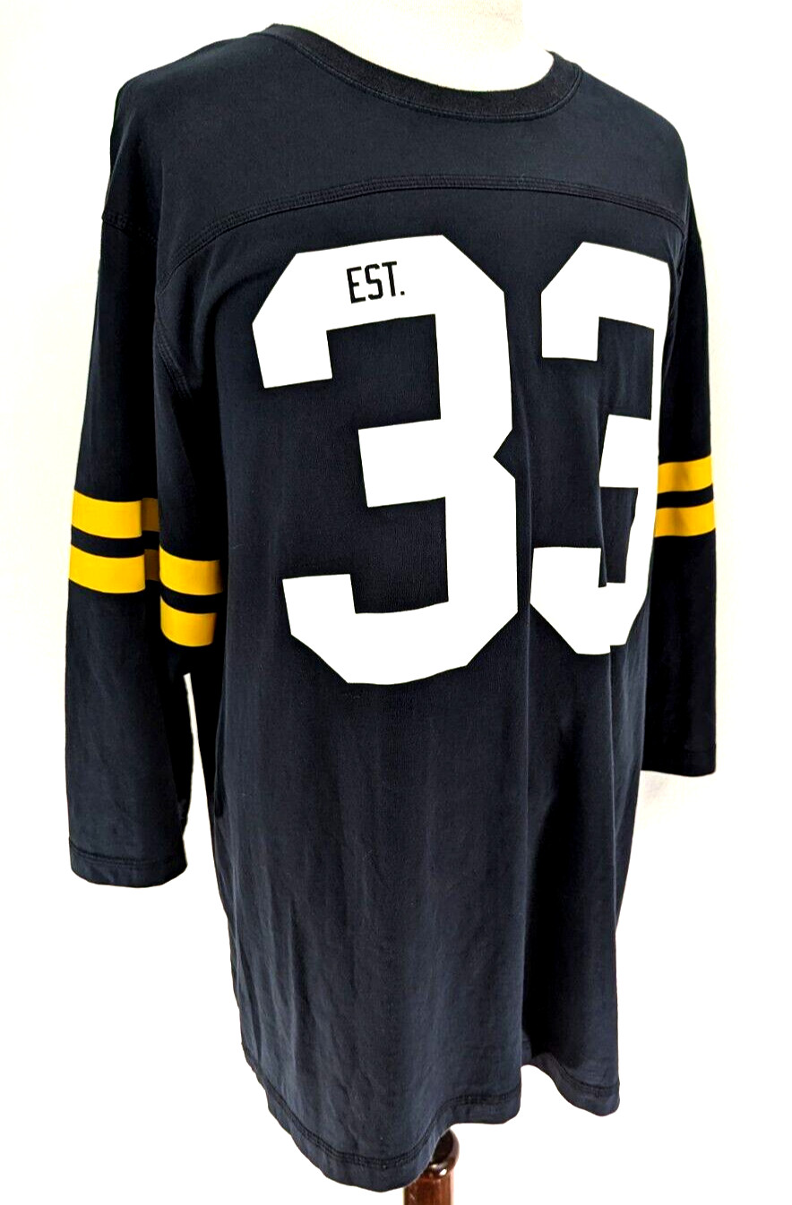 NIKE NFL Men's 3XL ~ PITTSBURGH STEELERS Football Jersey T-shirt #33 FLAWS~RARE* image 6
