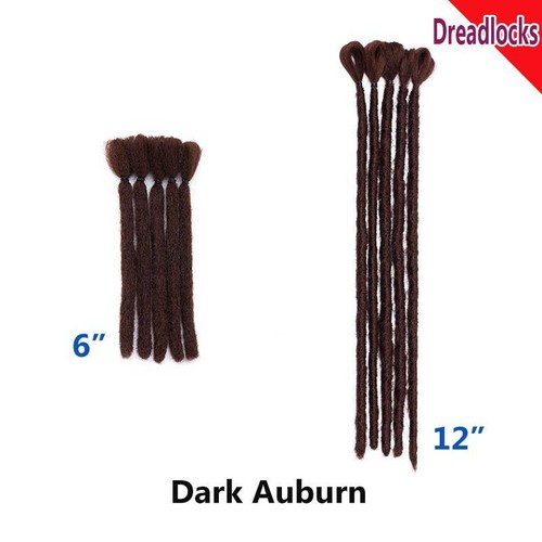 Long Dreadlock Hair Extensions 100% Handmade Faux Locs Twist Braids Thick Dreads - Picture 42 of 51