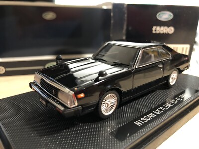 EBBRO NISSAN SKYLINE GT-E 1980 黒1/43 NISSAN SKYLINE GT-E 1980 BLACK EBBRO 756 1/43 | eBay
