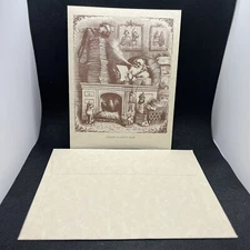 A.A.G CHRISTMAS CARD: SANTA CLAUS’S MAIL BY THOMAS NAST 6.5”x5”