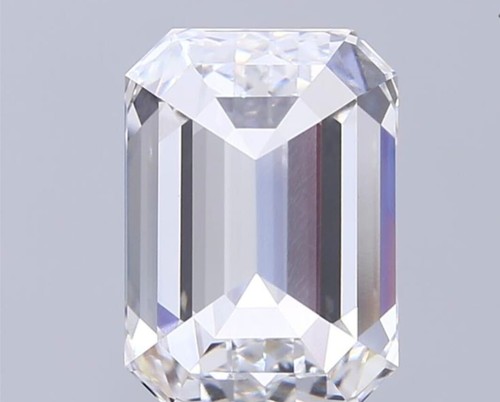 Lab Grown 1.00ct EMERALD E Color SI1 Clarity STONE IGI Certified HPHT DIAMOND - Picture 5 of 8