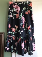 Eliza J size 4 ruffled skirt EUC