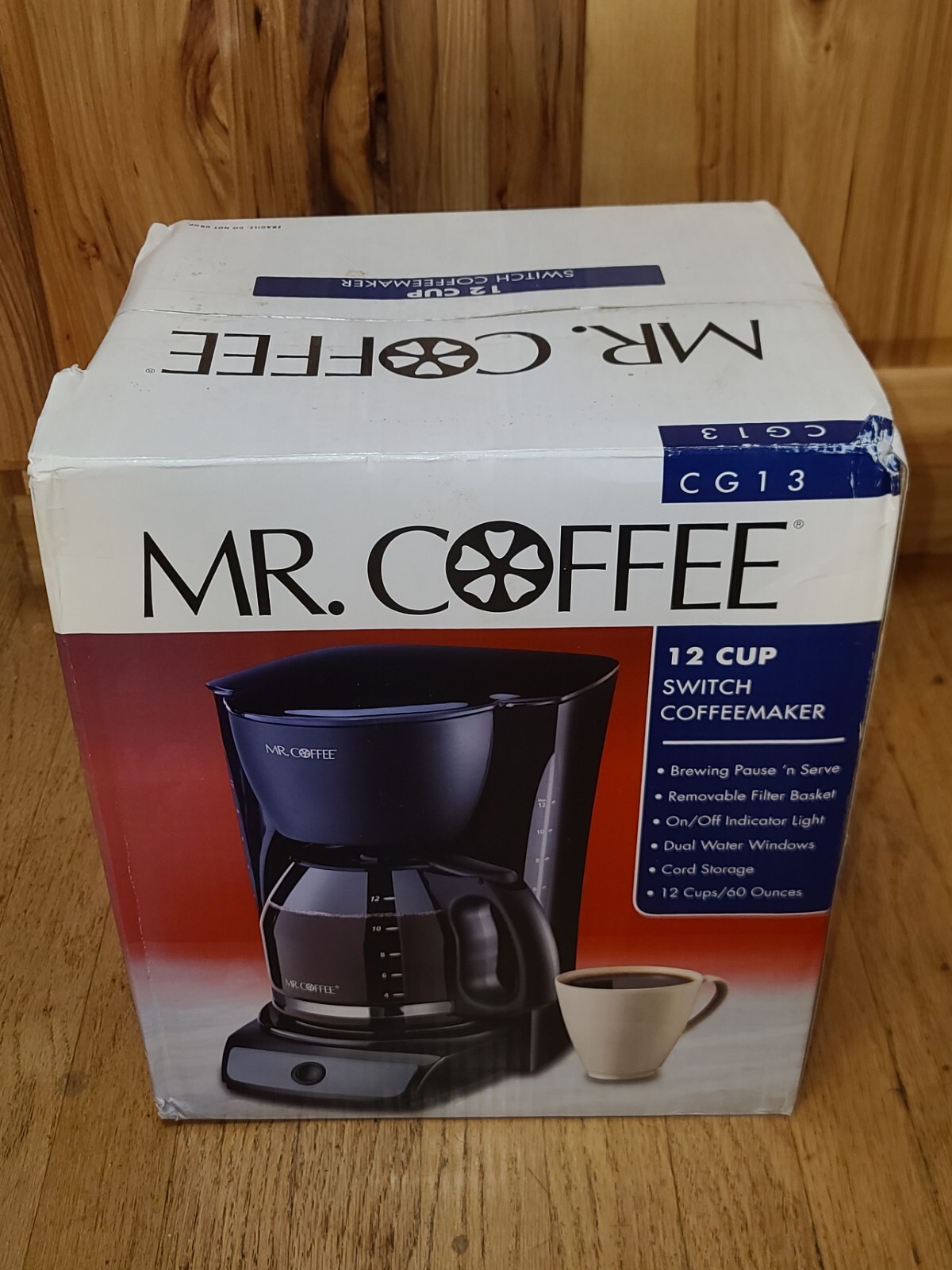 Mr. Coffee CG13 12 Cup Switch Coffeemaker Black NIB 885458920090 eBay