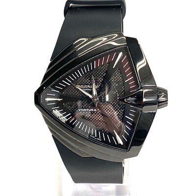 HAMI VEN AUTOMATIC H246150 黒ラバー HAMILTON H246150 Ventura XXL Elvis Presley 75th Anniversary Black