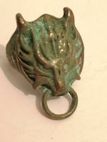 Ancient WARRIOR Metal Color Silver Ring Wolf Head Amazing 