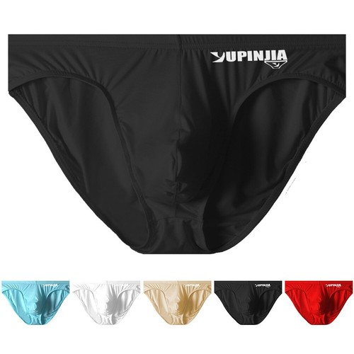 Herren-Sexy Slip Low Waist Eis Seide Unterwäsche Bikini Beutel Höschen Unterhose Neu - Bild 4 von 17