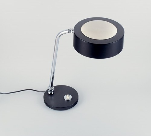 Charlotte Perriand, Jumo, French desk lamp in chrome and black lacquered metal - Picture 3 of 8