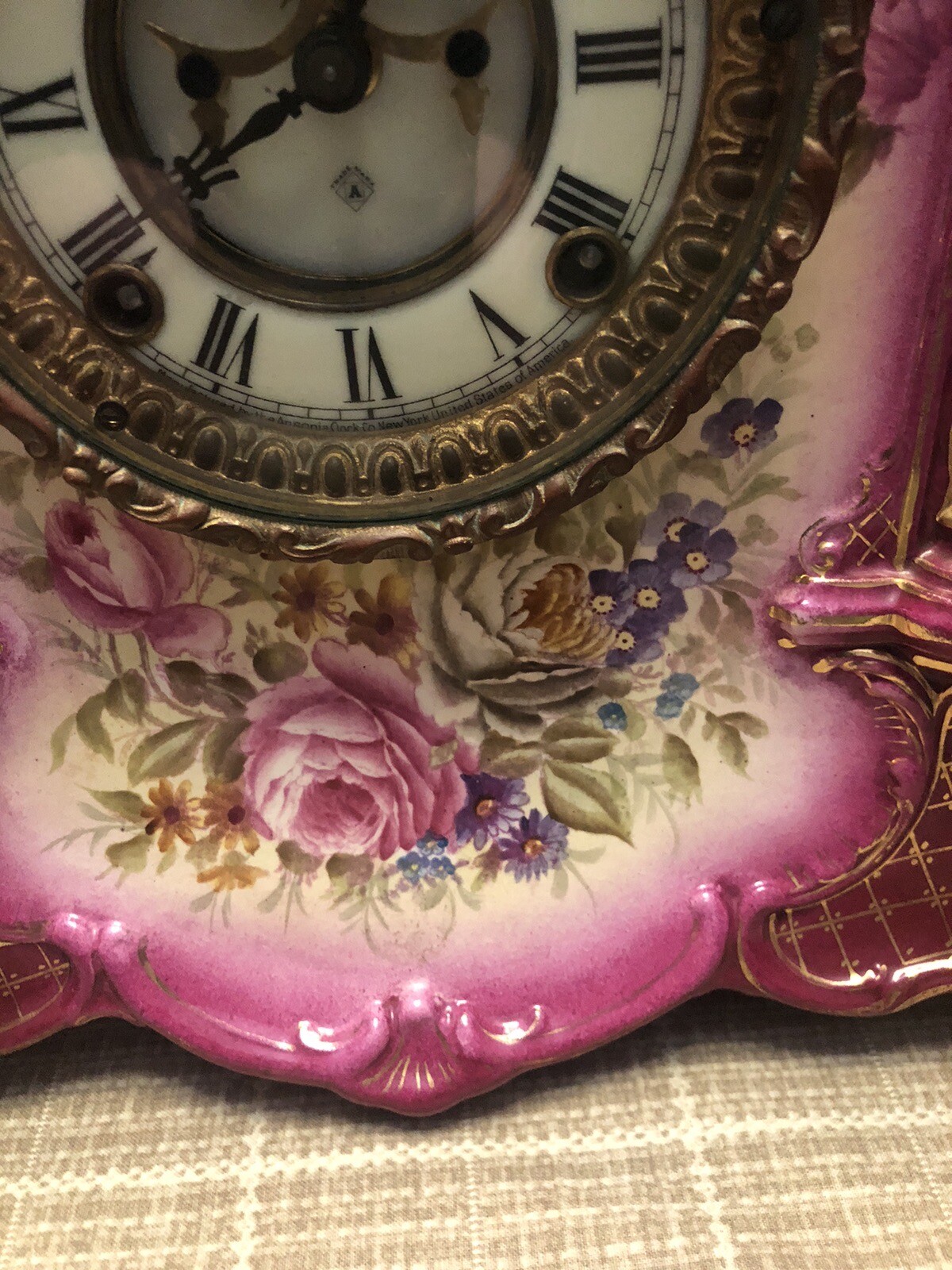 Antique Ansonia Royal Bonn Clock Works eBay