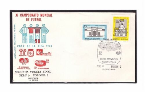 S12605) Argentinien 18.6.1978 FDC Fifa Wc Football '78 Peru 0: Poland 1 - Picture 1 of 1