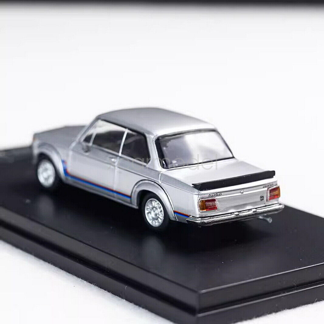 For YS 1/64 Scale For 2002 turbo Silver Diecast Car Model Toy