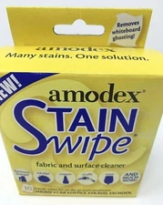 Amodex Stain Swipe Surface Towelettes Whiteboard Cleaner Removes Marker Dye Ink 