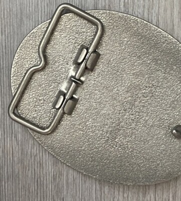 Vintage Patriotic Eagle Belt Buckle Oval USA Star Rhinestone Western  Mountains