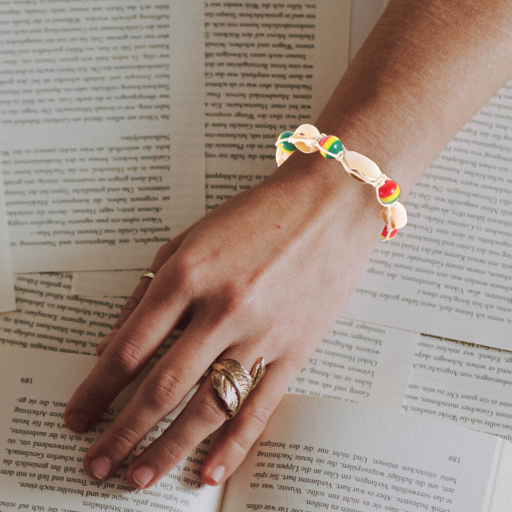 Ankle Bracelets for Women Colorful Beads Necklace Pendant Woman