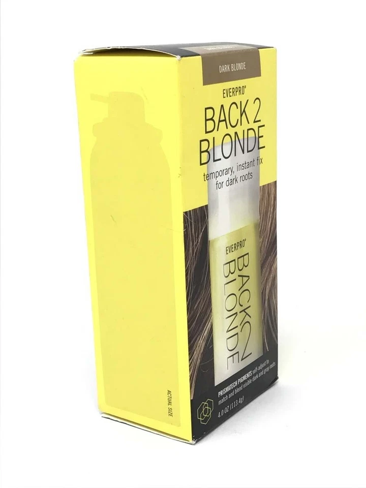 Lote 3 EVERPRO BACK 2 RUBIO TEMPORAL SOLUCIÓN INSTANTÁNEA PARA COLOR DE CABELLO RAÍCES OSCURAS Foto 2 de 4