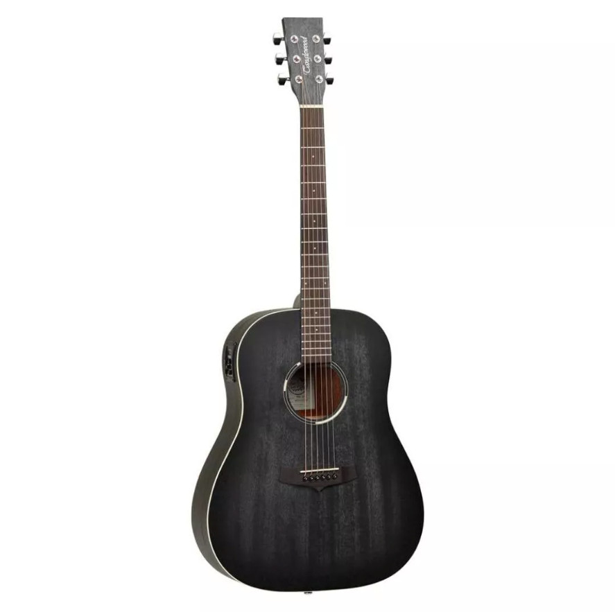 Tanglewood Blackbird Dread Slope Electric Acoustic Guitar Black!!!