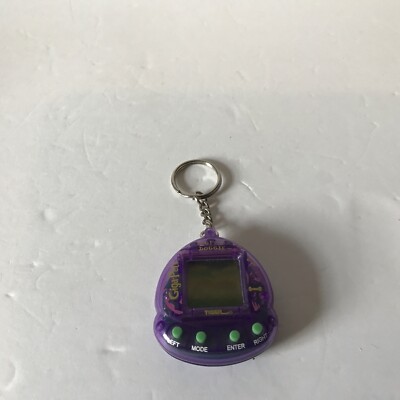 Vintage Giga Pets Digital Doggie Purple Vintage 1997 Tiger Electronics UNTESTED