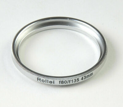  NEW For Rolleiflex 80mm 135mm Lens To B43mm Filter Ring accessory