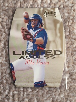 1998 Skybox Circa Thunder Mike Piazza LIMITED ACCESS Insert #12 of 15 LA Dodgers