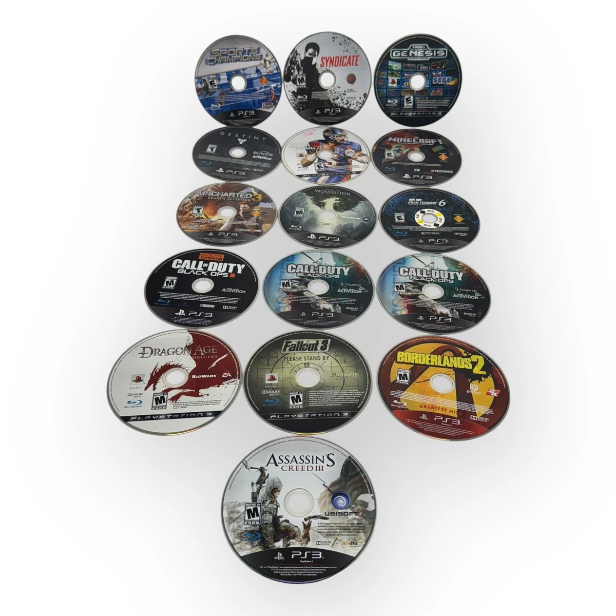 Lot De 12 Jeux PS3 : Call Of Duty, GTA, Fallout, Etc. - Action, Aventure, Sport