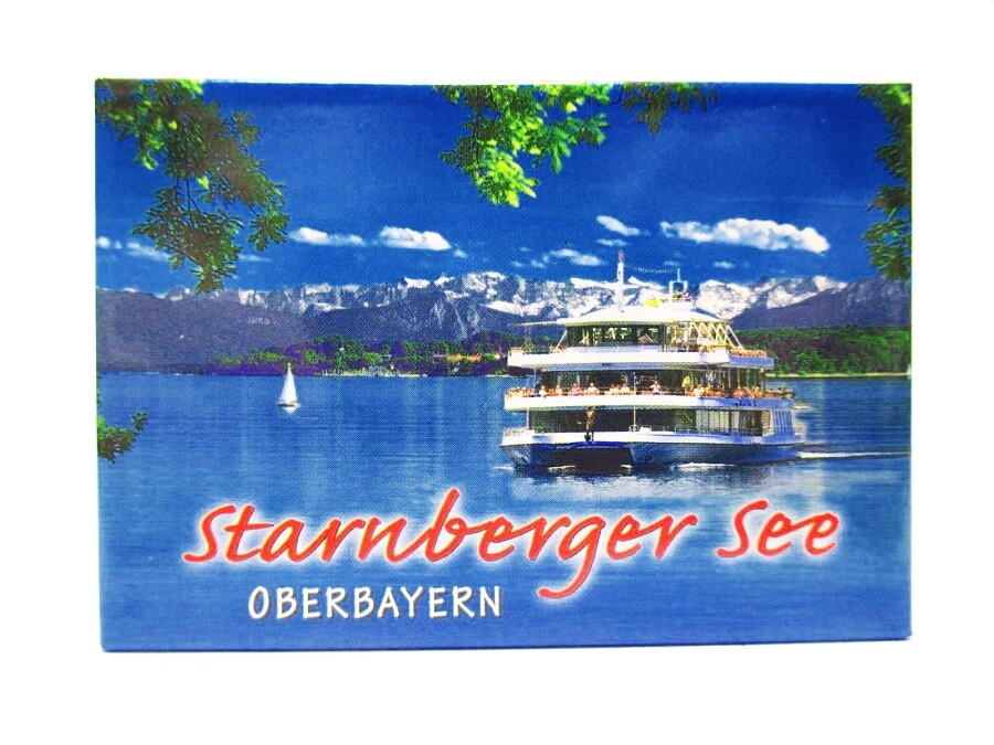 Lake Starnberg Upper Bavaria Photo Magnet Germany 8 cm Travel Souvenir