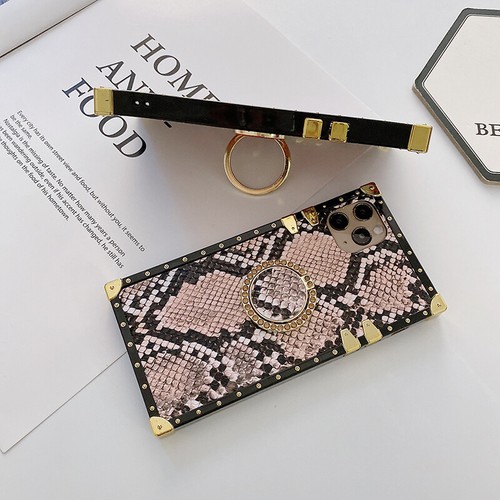 For Samsung A12 A20 A40 A51 A71 M20 Retro Snakeskin Pattern Case w/ Ring - Picture 4 of 16