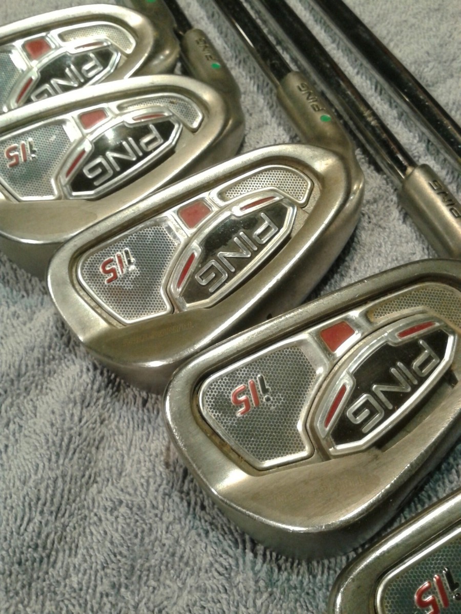 Ping i15 Yellow Dot 7 Iron Regular Steel Shaft Golf Pride Grip Ping i15 Yellow Dot 7 Iron Regular Steel Shaft Golf Pride Grip