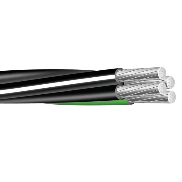 Cable de entierro directo alimentador de hogar móvil de aluminio 2-2-2-4 (100 amperios) 600 V Foto 3 de 4