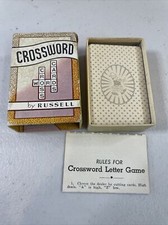 Russell Card Games "Crossword" Vol VI Vintage A Big Little Card Game No 550/6