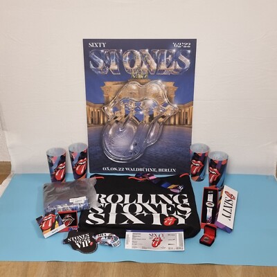 The Rolling Stones 2022 Sixty Tour Berlin VIP Mega Bundle - LAST SHOW EVER?
