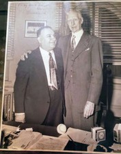 Connie Mack 1940`s Jsa Coa Autographed 11x14 Photo  Hand Signed Authentic