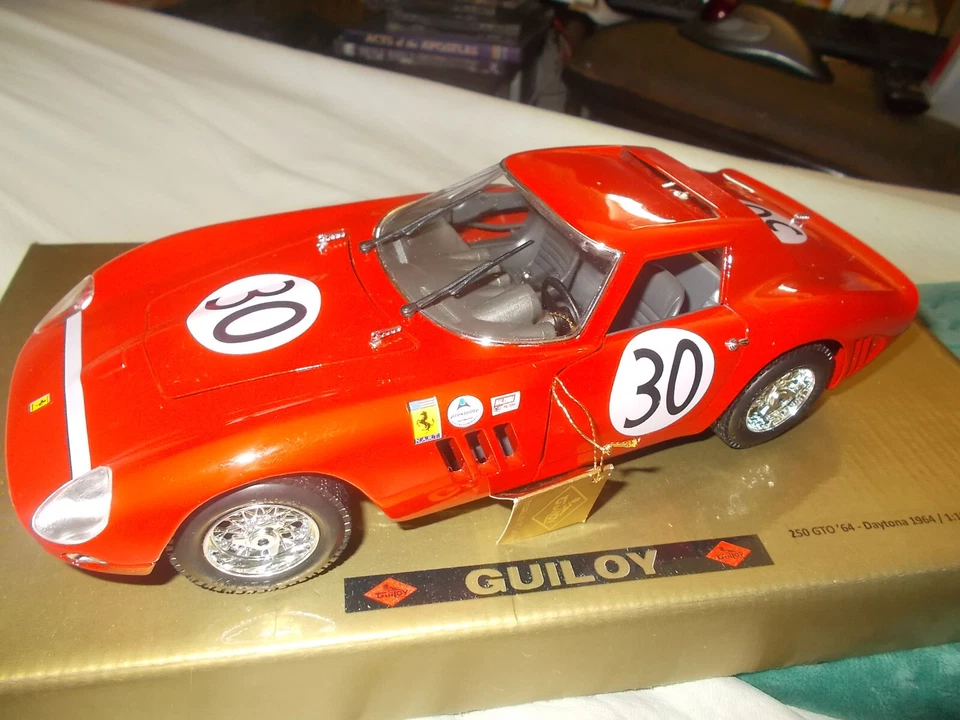 1/18 1964 FERRARI 250 GTO COUPE DAYTONA 2000 KM 1ST GUILOY (RARE DECALED) - Image 4 of 4
