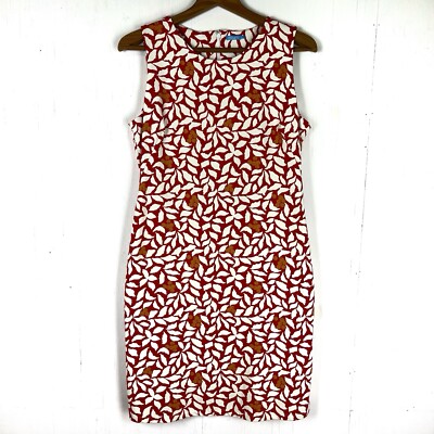 J. Mclaughlin Large Sleeveless Catalina Cloth Oranges Print Dress | eBay