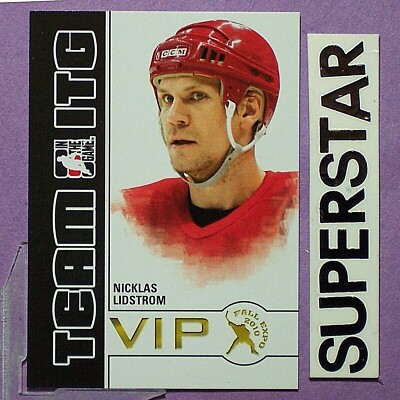 NICKLAS LIDSTROM  2010-11  ITG Fall Expo Team ITG  VIP  #ITG27 Detroit Red WIngs
