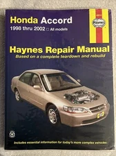 HAYNES Honda Accord 1998-2002 REPAIR MANUAL 42014