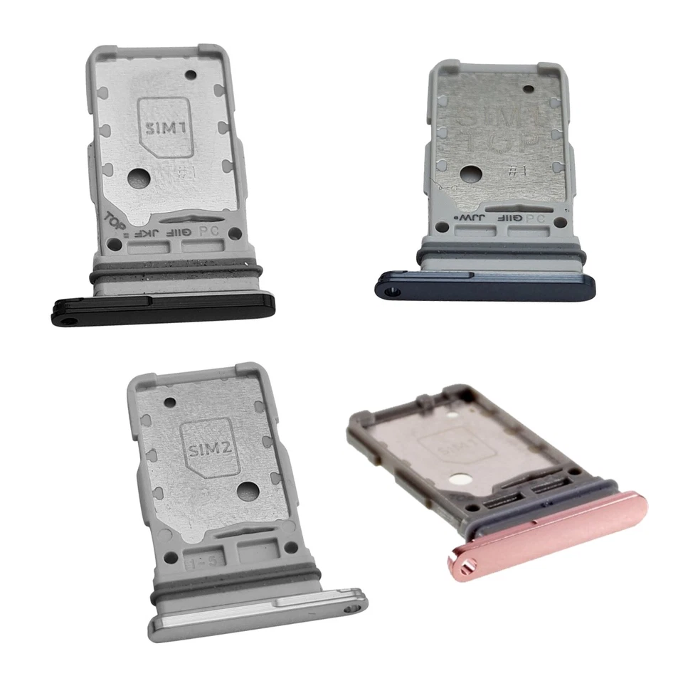 Dual SIM-Tray zu Samsung Galaxy S21 Kartenhalter Slot Schlitten Card Rahmen Fach