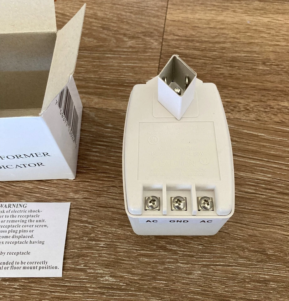 Transformador MG Electronics # MGT2440 Clase 2 con LED 24 voltios CA 40 VA (NUEVO) Foto 4 de 4