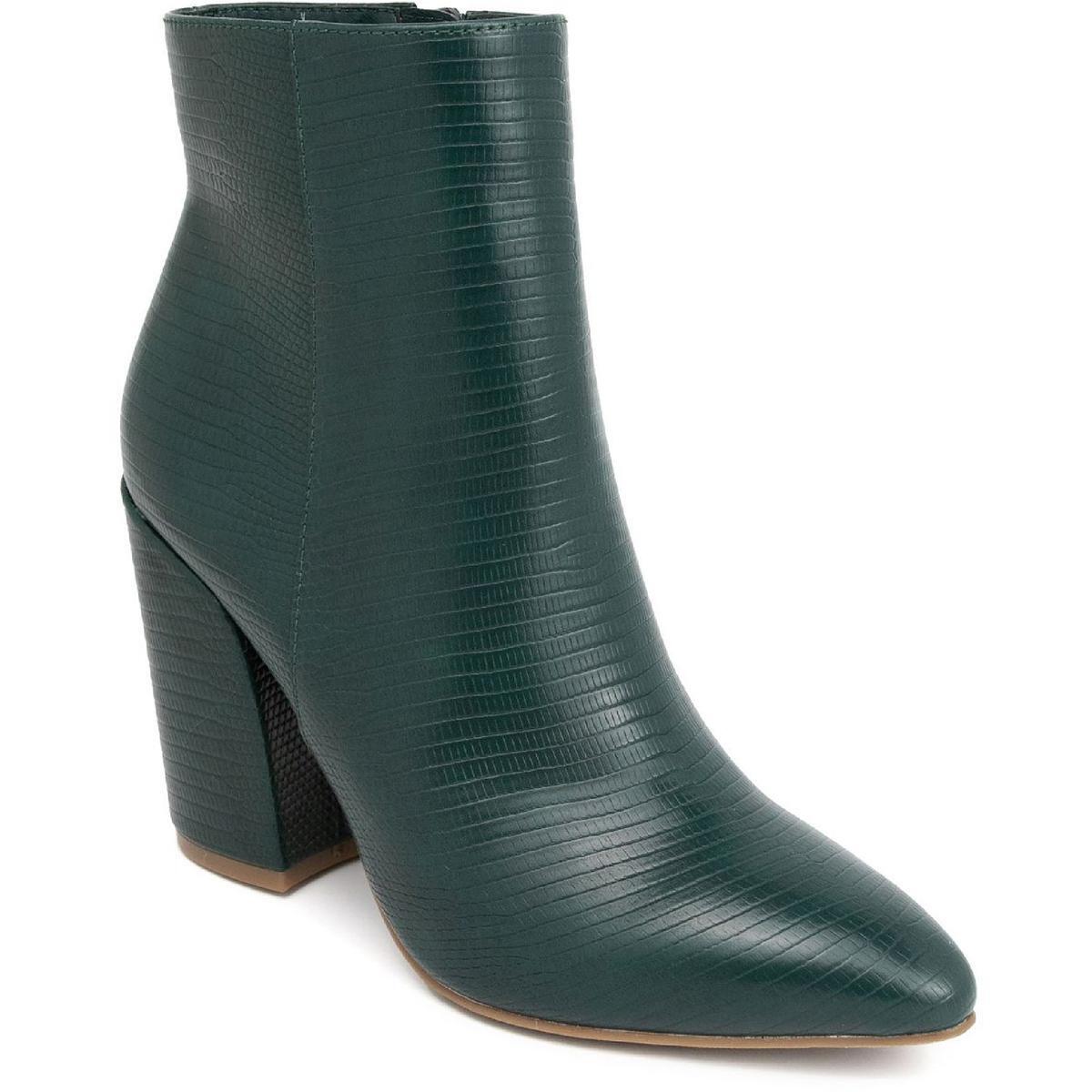 Женские ботильоны Sugar SGREVVIE зеленого цвета на молнии, размер 9,5, средний (B,M), BHFO 0142