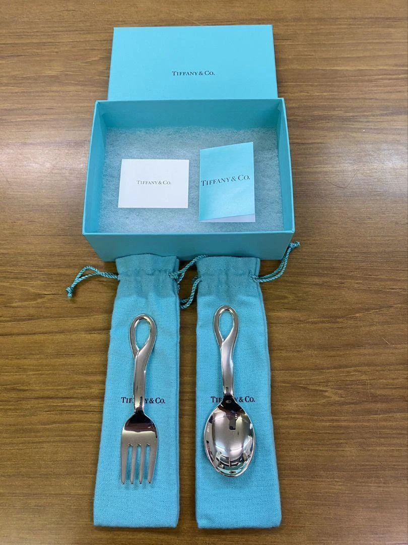 未使用】ティファニー TIFFANY&Co. ループベビースプーン シルバー-