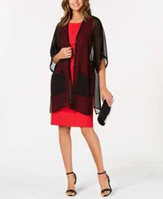 Cejon Bead-a-Way Contemporary Kimono (Black, 24″ x 38″)