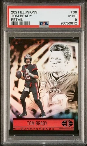 2021 Panini Illusions #36 Tom Brady Retail - PSA 9 MINT (new slab)