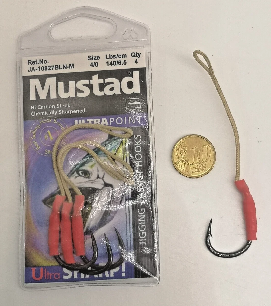 Hameçons Mustad O'Shaughnessy Taille 4 - Qualité 23407 B, Pour Mouche, 10 Boîtes, Occasion