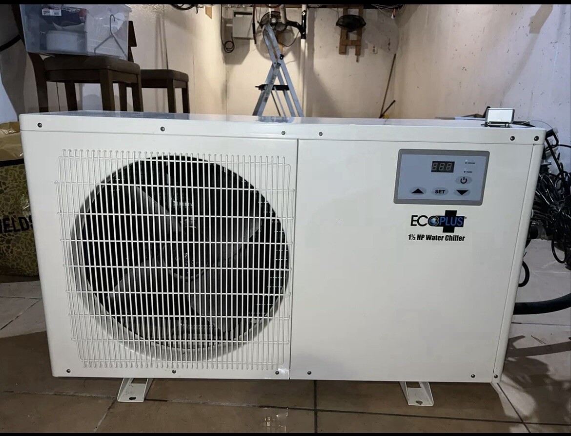 EcoPlus Commercial Grade Water Chiller, 1.5 HP 1 1/2 HP. The Most