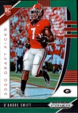 2020 Panini Prizm Draft Football Prizms Green Parallel Singles (Pick Your Cards)