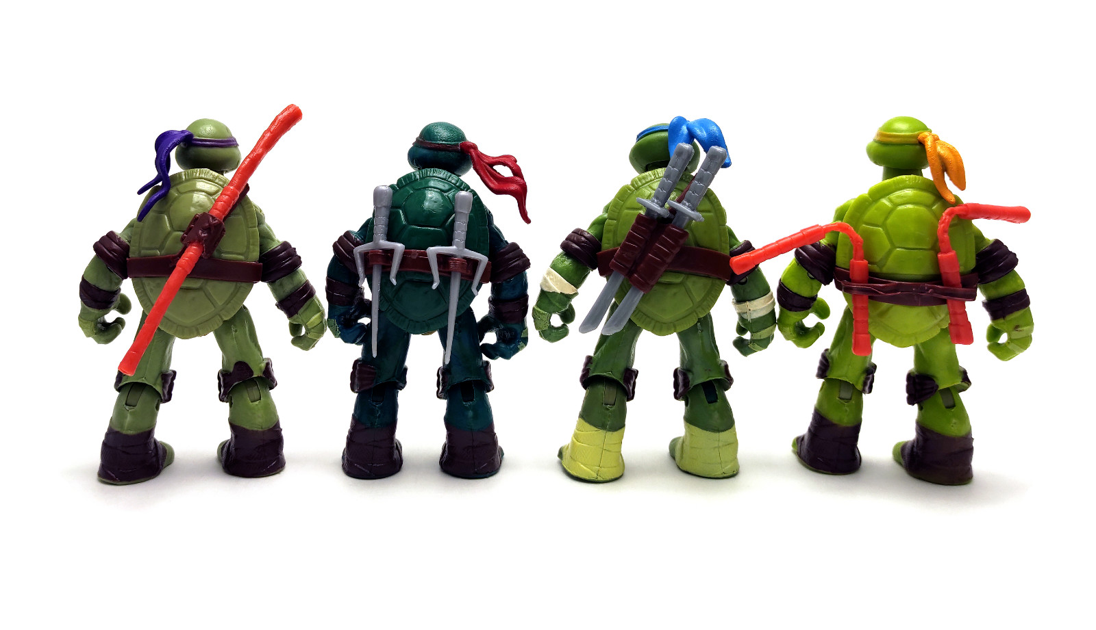 4 PCs Teenage J&G Mutant Ninja Turtles Classic Collection TMNT Action Figures