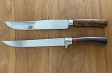 W. Richardson Sheffield Stainless Forever Sharp Knife Set of 2 Bakelite Handles