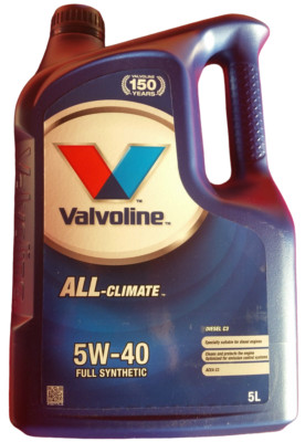 5L Öl Valvoline AllClimate Diesel Full Synthetic 5W-40 Motoröl Motoroil für Ford